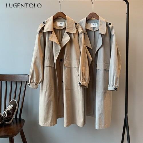 Lugentolo Women's Long Trench Coats