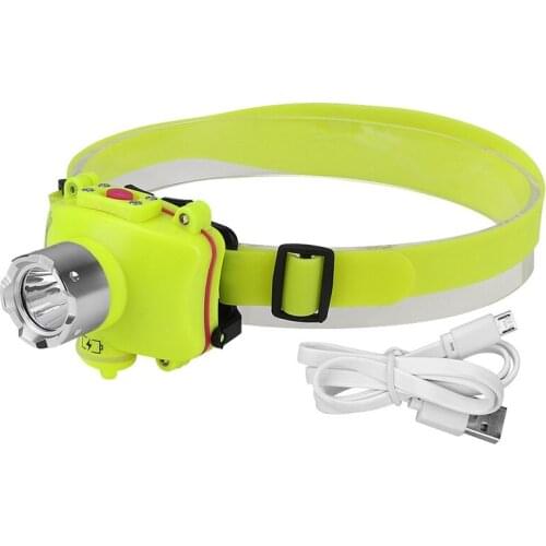 Diving Head Light Lamp Waterproof 4 Mode Swimming Led Head Light Lamp Underwater Headlight Fishing Lamp LED Flashlight