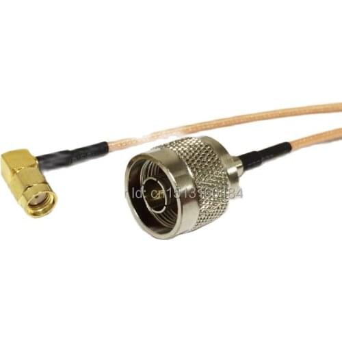 New Modem Coaxial Cable RP-SMA Male Plug Right Angle To N Male Plug Connector RG316 Cable 15CM 6inch Adapter RF Pigtail
