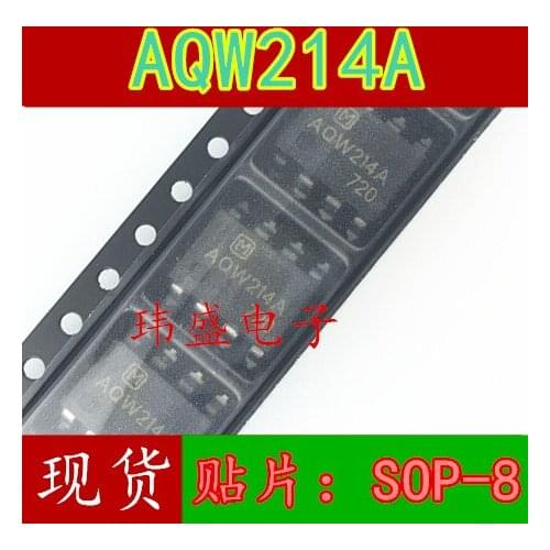 AQW214A optocoupler solid state relay AQW214 [SMD SOP8] brand new genuine spot