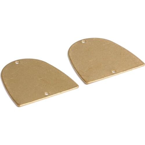 Brass Charms,Earring Findings,Geometry Shape Charms,Blanks With 2 Hole Charms,Fit For DIY Necklace,Earrings,20X20mm-RB1356