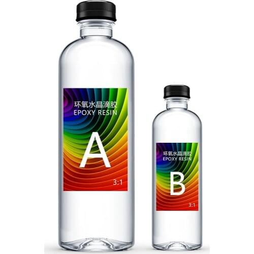 1 Set Clear Resin Epoxy High Adhesive 3:1 AB Crystal Glue Resin Jewelry Making 400g