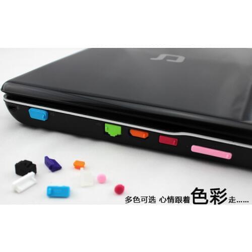 13pcs/set Colorful Silicone Anti Dust Plug Cover Stopper Laptop dust plug laptop dustproof usb dust plug Computer Accessories