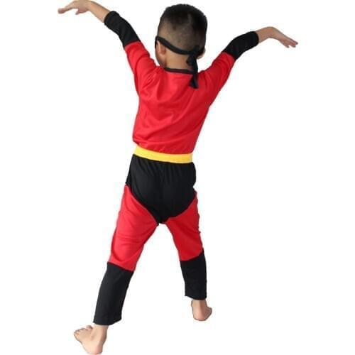Retail Halloween Party costumes Boy Role-playing Les Indestructibles clothing Cosplay,kids GHOST size:S-XXL