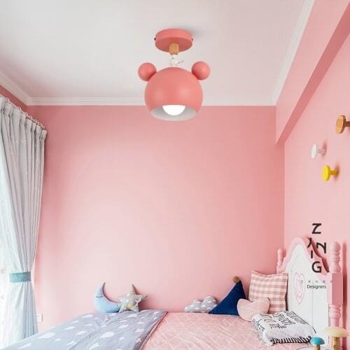 Modern Macaron Ceiling Lamp Iron Art Corridor Indoor Lighting Home Living Decoration Children Bedroom Furniture Kitchen Loft
