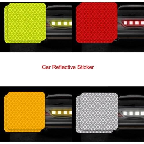 Car Reflective Sticker Auto Reflector Strips Luminous Cover Night Driving Safety Warning Tape Motorcycle Decals Car Accessories