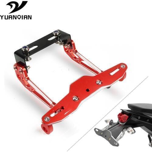Universal Motorcycle License Number Plate Frame Holder Bracket For Ducati Scrambler Icon SCRAMBLED 1100 1100 SPECIAL 1100 SPORE