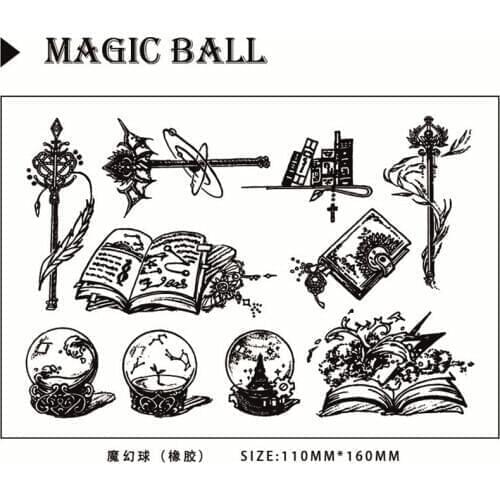 11*16CM Hot sale books Transparent Clear Stamps / Silicone Seals Roller Stamp for DIY scrapbooking photo album/Card Making