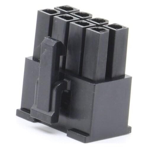 8P Molex black 4.2mm connector plug 5557 male plastic shell computer ATX power car