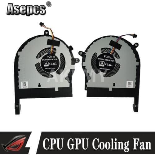 Akemy New cpu gpu cooling Radiator Fan cooler For Asus ROG TUF Gaming FX504 FX80G FX80GE ZX80GD FX80Q FX504GD FX504GE GTX1050