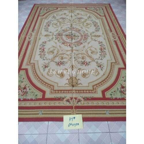 Free shipping 2x3m French Aubusson carpets for home decoration, French abusson hand weave woolen rug