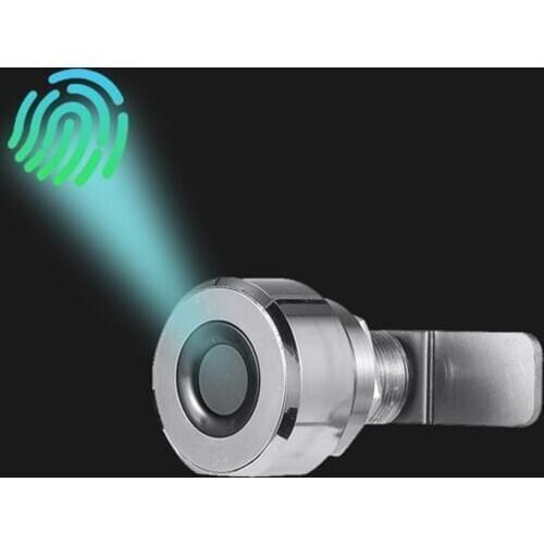 Safety Keyless Mini Fingerprint Cabinet Lock Biometric Electric Lock 20 USERS