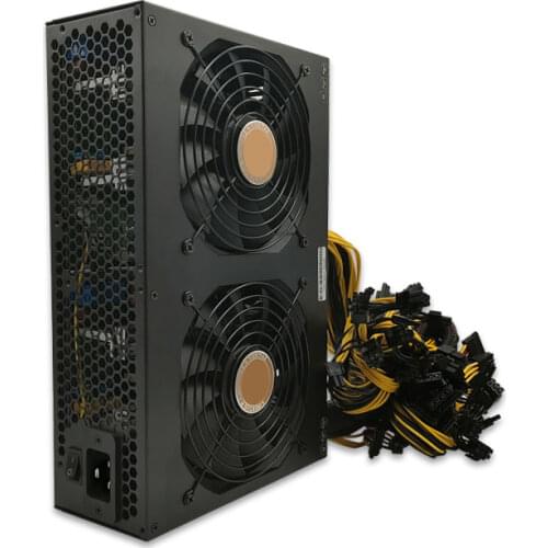 3600W Bitcoin mining PSU PC Power Supply Computer Mining Rig 8 10 12 GPU ATX Ethereum Coin 12v 4 pin power supply