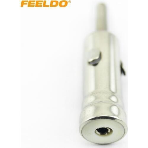 FEELDO 20Pcs Car AM/FM Radio Male ISO Plug to Din Aerial Antenna Plug Adapter Connectors#1496
