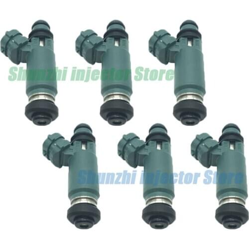 6pcs Fuel Injector Nozzle For SUBARU Impreza WRX STI 2.0 EJ20 2.5 EJ25 TURBO OEM: 195500-3920 1955003920