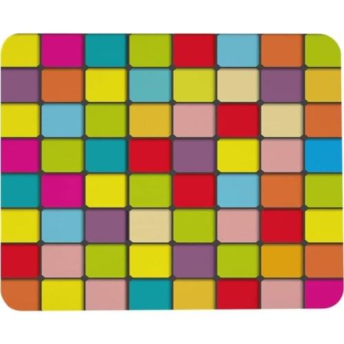 Colorado State Flag Mouse Pads Vintage Grunge Colorado State Flag Of America Yellow Red Blue Non-Slip Rubber Mouse Pad