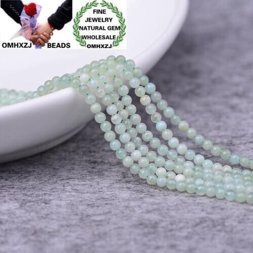 OMHXZJ Wholesale ZB228 23mm DIY Bracelet Necklace Jewelry Making Accessories Components Natural Stone Fine Amazonite Round Beads