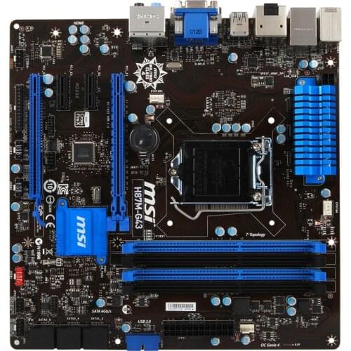 MSI H87M-G43 Motherboard LGA 1150 DDR3 RAM For Intel H87 SATA 3 USB3.0 PCI-E X16 3.0 support Xeon E3-1275 v3 cpus Placa-mãe