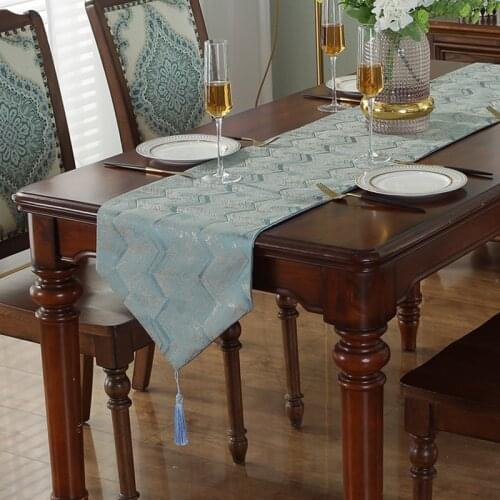 New table runner Nordic high-precision jacquard TV cabinet table cloth