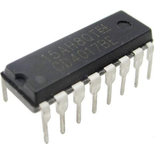 New 100PCS CD4017 CD4017B CD4017BE 4017 DECADE COUNTER DIVIDER IC