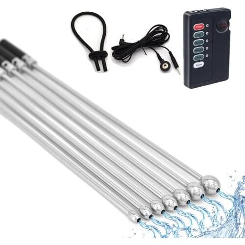 New Electro Shock Male Urine Catheter Hollow Metal Penis Dilator Urethral Plug Electric Prostate Massager BDSM Sex Toys for Men