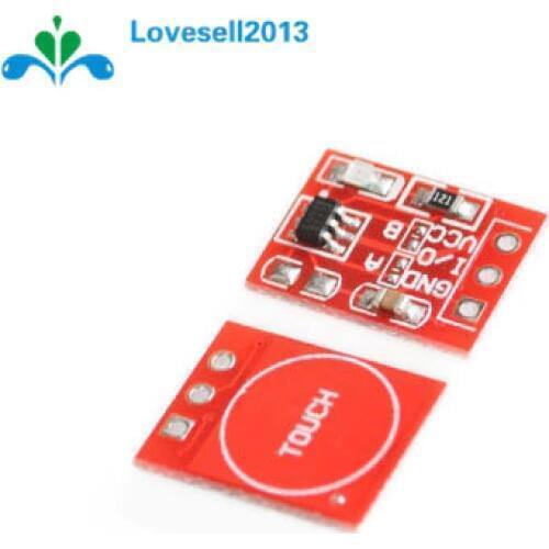 5Pcs/Lot TTP223 Touch Key Switch Module Touching Button Self-Locking/No-Locking Capacitive Switches Single Channel Button