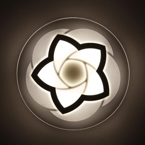 Modern minimalist circular ceiling lamps LED acrylic study room bedroom