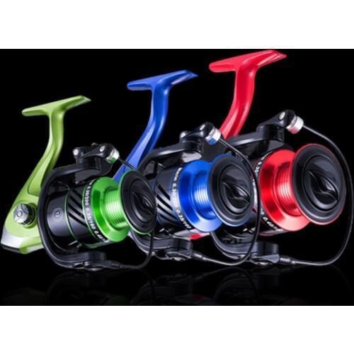 WALK FISH New 12BB Gear Ratio 5.2:1 Hight Quality Fishing Spinning Reel 1000-7000 No Gap Metal Spool Reel Carp Fishing Gear