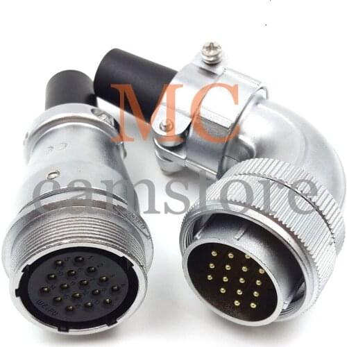 WS28 serial 16pin Connector, Power Supply connector 16 core solar panel plug-male socket-female Connector Right Angle Type