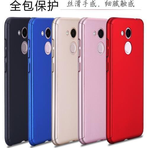 Tempered Glass+PC Hard Matte Cases For Huawei Honor 6C Case 360 Degree Full Cover Plastic Phone Case For Huawei Honor 6C Pro