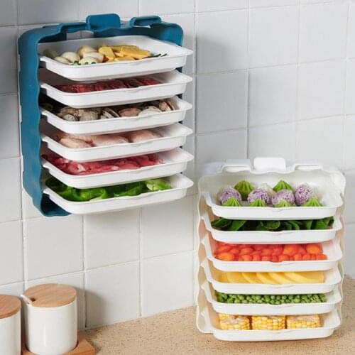 1 Set Storage Rack Stable Easy to Install PP Domestic Kitchen Storage Bracket for Dish Tableware Serving Plates