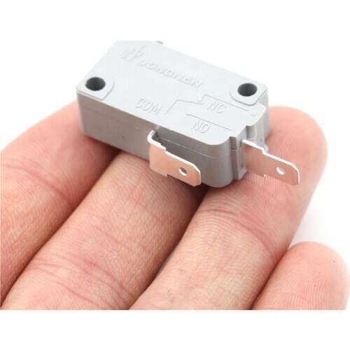 1PCS 16A 250V AC KW11-3Z Micro Switch Microswitch Plastic 2 Feet Limit Switch For Microwave Washing Machine 3cmX1.5cmX1cm