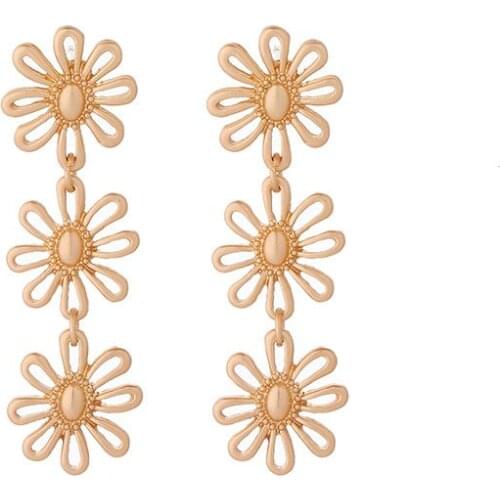 10 pair / lot fashion jewelry korean daisy flower earrings for women
