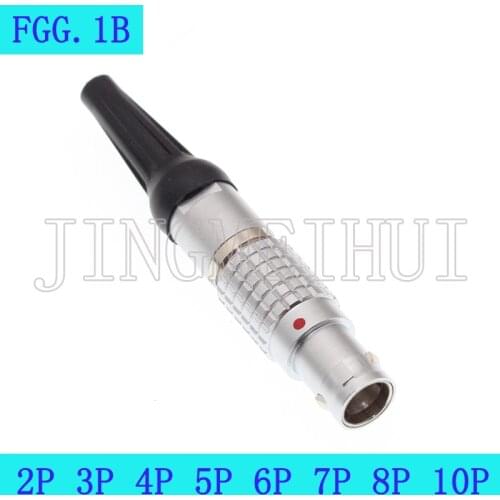 2PCS FGG.1B.2P 3P 4P 5P 6P 7P 8P 10P 14P 16P Push-pull self-locking male plug Connector for Data and Telecom Systems