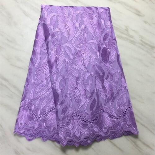 2021 High Quality Stone Water Soluble Embroidery African Cord French Guipure Swiss Cotton Lace Fabric For Dress 5y/Lot P12866