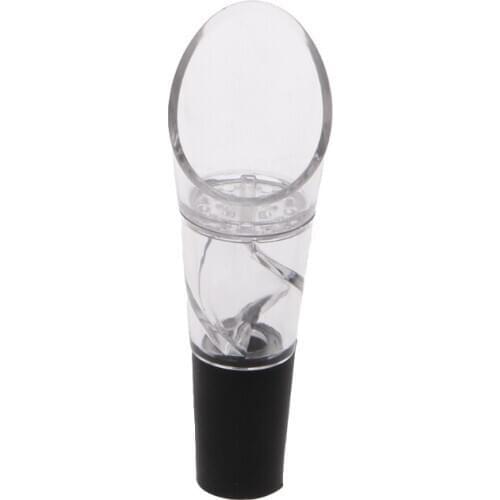 1Pc Cross Flowing Wine Aerating Pourer Spout Decanter Aerator Quick Pouring Retailsale