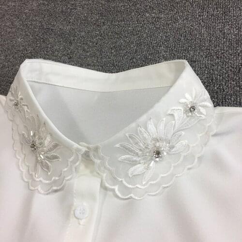 Accessories fake collar wave fashion wild spot plaid pure color spot brick female Women All-match False Collar Apparel Accessary