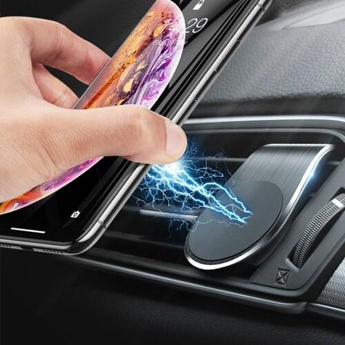 Car Magnetic Holder Auto Mobile Phone Air Vent Mount Stand Mobile Cell Phone Holder Bracket Car Phone Holder for iPhone Xiaomi