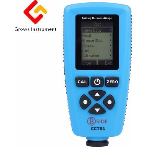 CCT01 Digital Coating Thickness Gauge AUTO Thickness Meter Width Measuring Instruments LCD display USB
