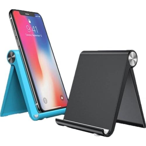 Phone Holder Stand Mobile Smartphone Support Tablet Stand for iPhone Desk Cell Phone Holder Stand Portable Mobile Holder Mount