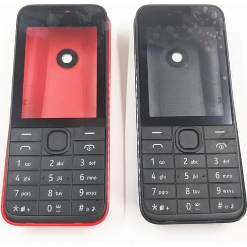 For Nokia 208 New Full Complete Mobile Phone Housing Cover Case + English Keypad