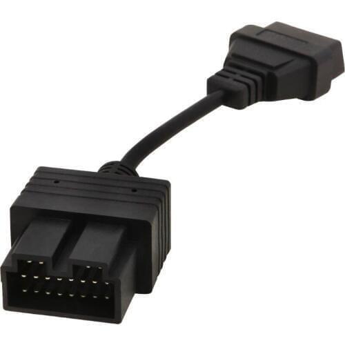 For KIA 20 Pin To 16 Pin OBD2 obdii OBD 2 II female Diagnostic Tool Scanner Code Reader Adapter Car Connector Cable