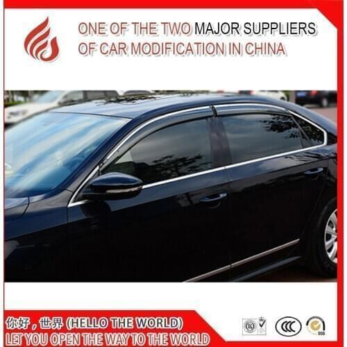 Hot sale 4 Piece Injection molding trim vent shade rain sun wind deflector window visor for Accord 2003-2007 2008-2013 2014-2016