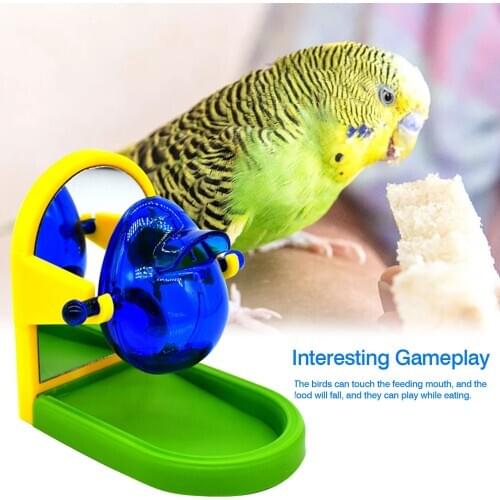 Parrot Toy Fun Food Leakage Train Durable Intellectual Bird Toy Leaking device Poultry Feeding Tools Pet Products