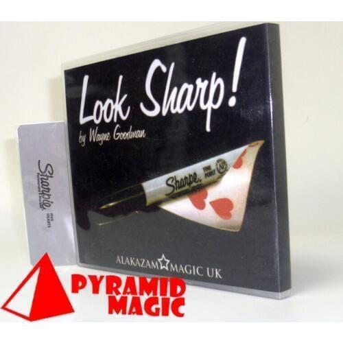 Look Sharp by Wayne Goodman close up Street mentalism Classic card magic tricks