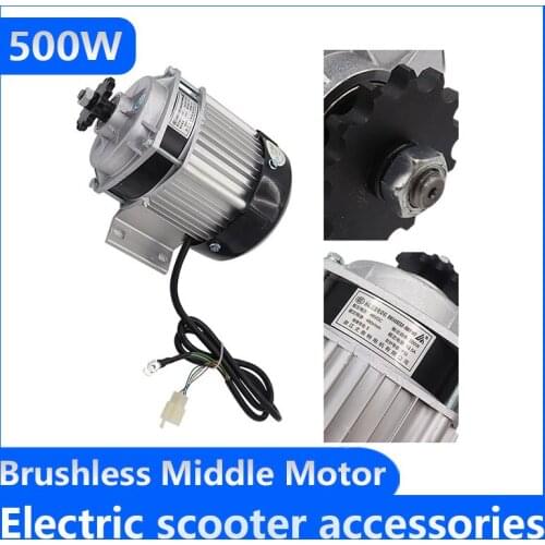 Electric Scooter Motor Conversion Kit 24V 350W 2750RPM MY1016 Brushed Motor Set For Electric Bike Skateboard Bicycle Accessories