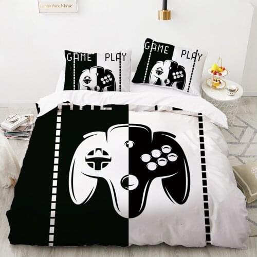 Bedding set Duvet cover 220x240 Bed linen 2 people For home gamer Game console 3d bedclothes Queen King Single Full Double Size
