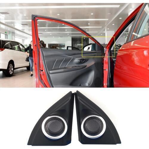 Tweeter cover for Toyota Vios Yaris 2013-2019 series high pitch trumpet loudspeaker lid treble audio horn shell decoration