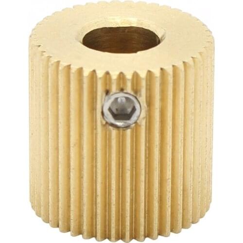 3D Printer Parts 40 Teeth MK7 / MK 8 Brass Planetary Reducer Extruder Feed Wheel / Extrusion