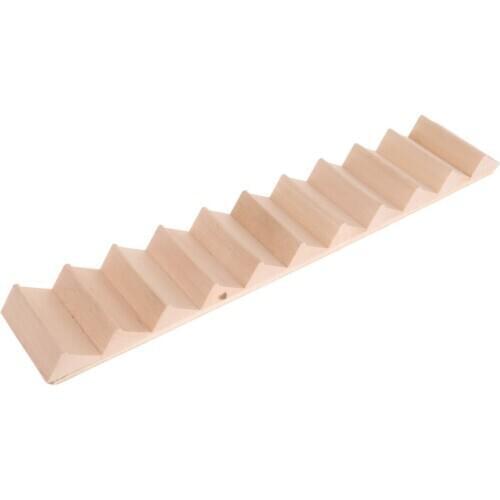 1/12 Scale Dollhouse Miniature Wooden Staircase Stairs Without Handrail